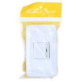 Interruptor senc. c/tapa blanco ez lght